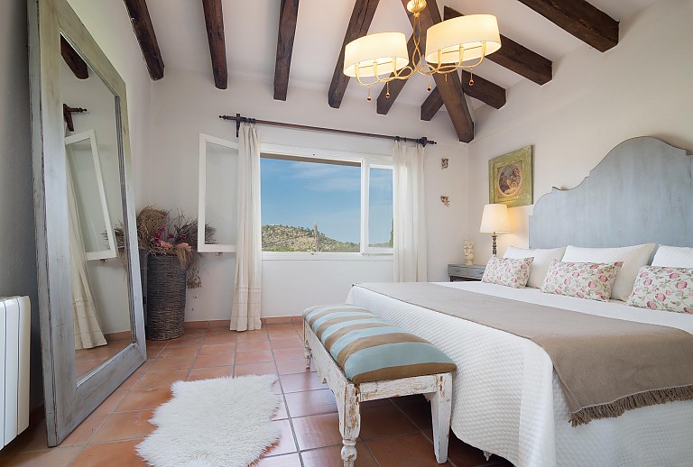 Ferienhaus mallorca bei mancor de la vall für 8 personen