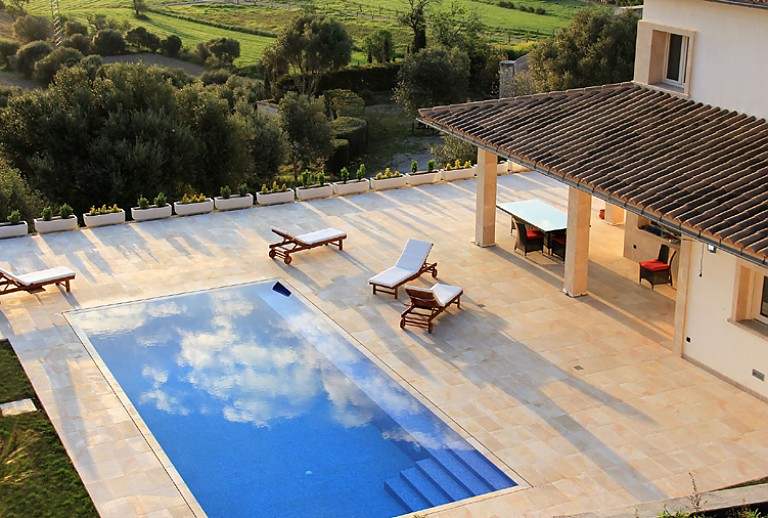 Finca Mallorca Muro 8 Personen Salzwasserpool