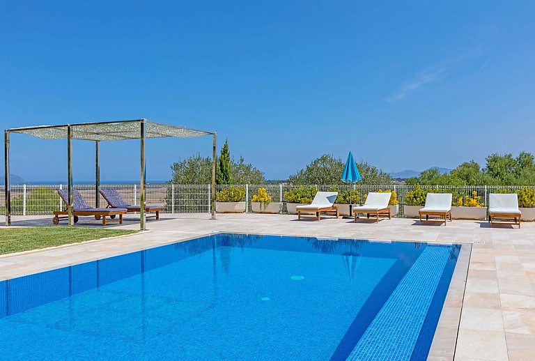 Finca Mallorca Muro 8 Personen Salzwasserpool