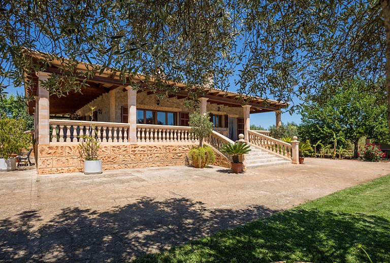 Finca Schatten Treppe Eingang