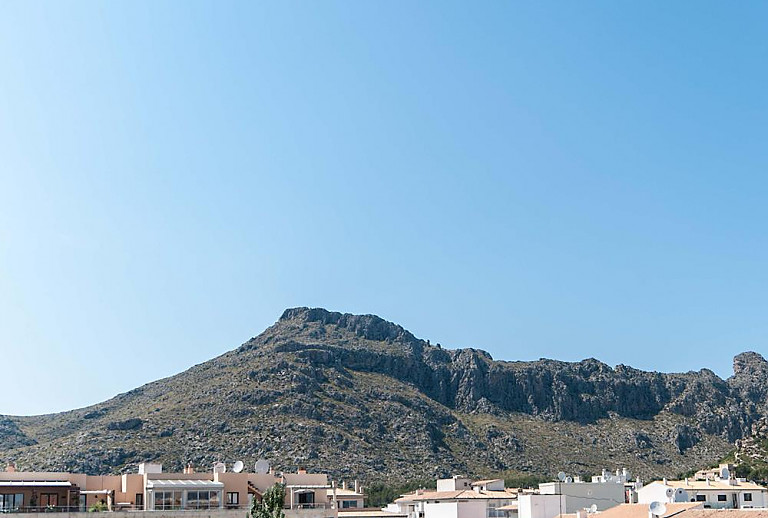 Bergblick vom Balkon der Ferienwohnung