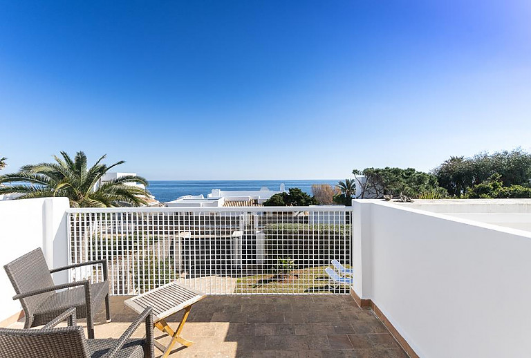 Balkon mit Meerblick