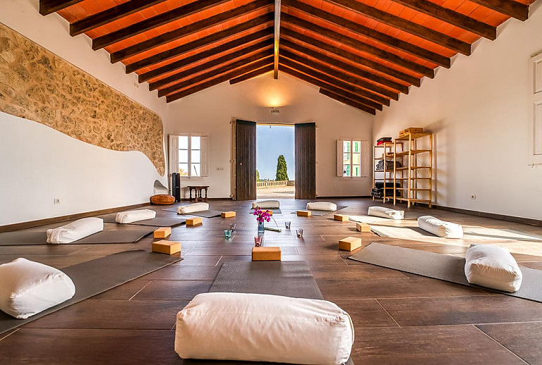 Yoga Raum auf dem Grundstück der Finca