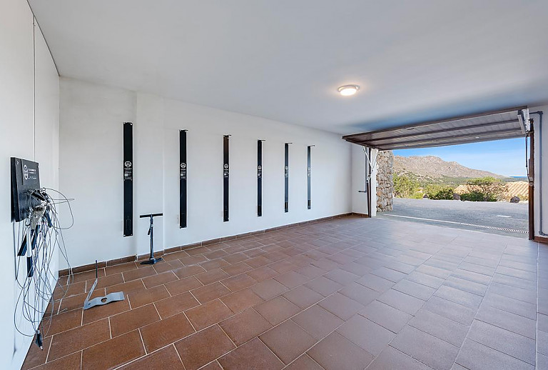 Private Garage der Finca