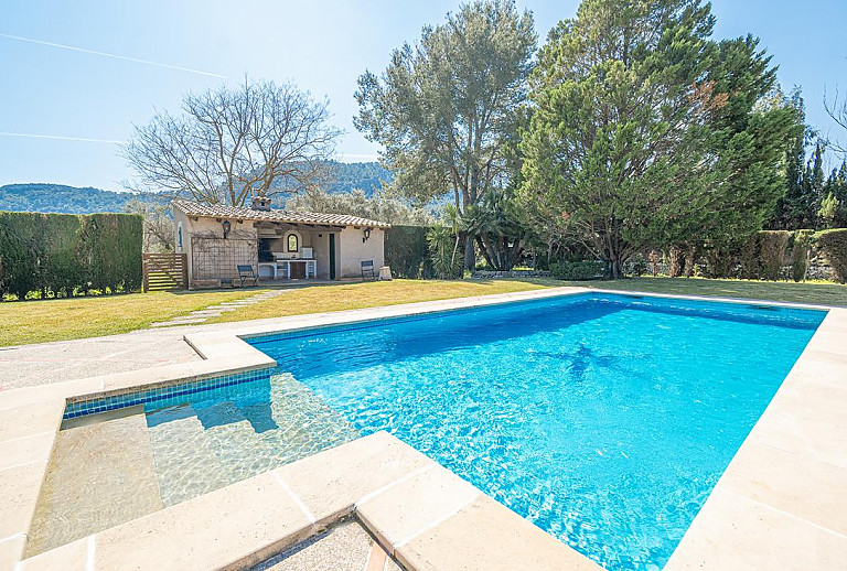 Sommerküche im Garten am Pool