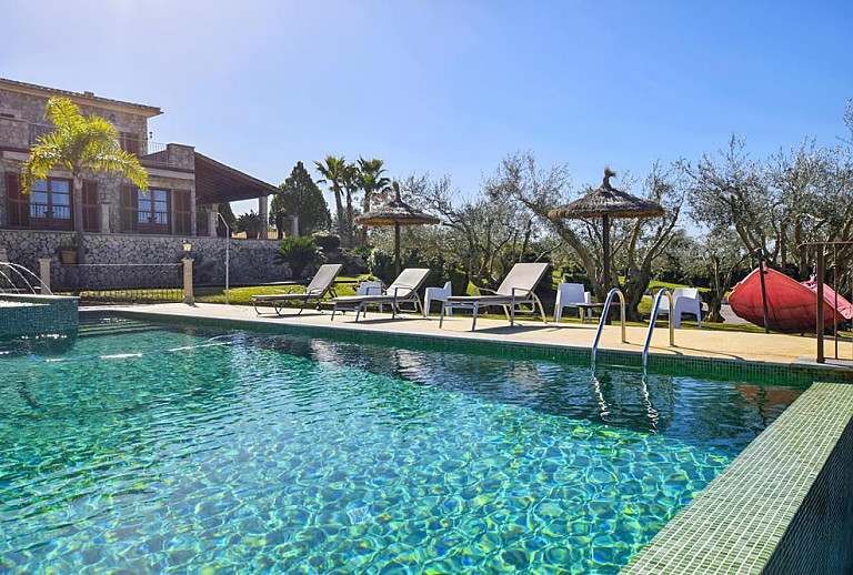 Pool Treppe Sonnenliegen Poolliegen Himmel