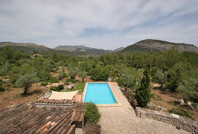 Finca Mallorca Pollenca Antik Bergblick 8 Personen
